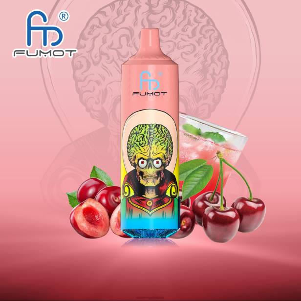 NJ6J188 - RandM vape store - Fumot RandM Tornado 9000 pro вейп устройство с батерия и ejuice дисплей версия 1 черешова кола