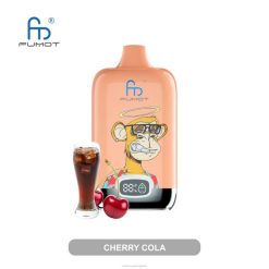 NJ6J16 - RandM vape София - Fumot Original RandM Digital Box 12000 батерии и вейп устройство с течен дисплей черешова кола