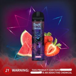 NJ6J238 - RandM vape store - RandM Tornado 8000 вейп устройство за контрол на въздушния поток 1бр ягода диня
